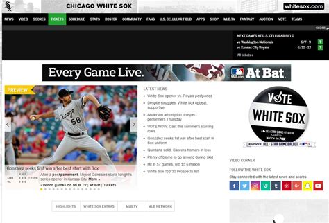 white sox game today channel streaming